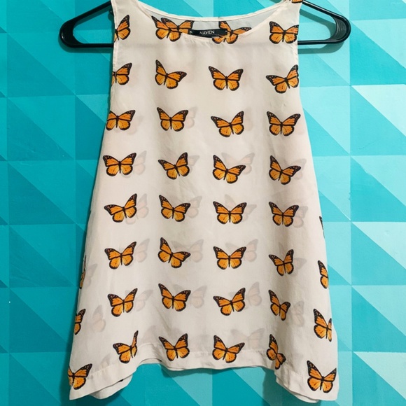 Naven Sheer Butterfly Tank - Picture 1 of 4